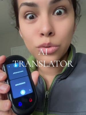 The AI translator we all need! 🗣️ #aitranslation #aitranslator #ad #languages #translatordevice #portabletranslator #ttslevelup #fashionlookbook #giftguide #ttsdelightnow #newyyearnewme   #tiktokshopjumpstart 