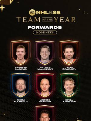 TEAM OF THE YEAR FORWARD NOMINEES! Thank you to EA for providing me with early access. #EAPartner #nhl25 #nhl25hut #nhlhut #NHL #hockey #ultimateteam #eanhl #easportsnhl #chel #chelclips #worldofchel #nhl25news #eashl #nhl25tips #teamoftheyear