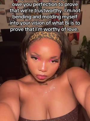 I refuse to perform Bi perfection #lgbtqia #bigirls #bigirlsoftiktok #performance 