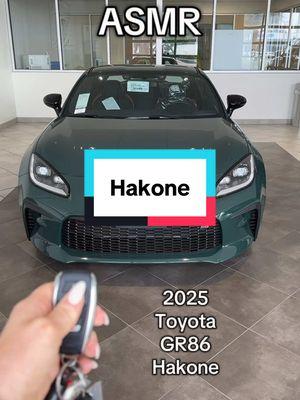 ASMR: 2025 Toyota GR86 Hakone  My parting gift to TikTok ❤️   #asmr #toyota #gr86 #toyotagr86 #gr86hakone #hakone #toyotagr86hakone #gr86gang 