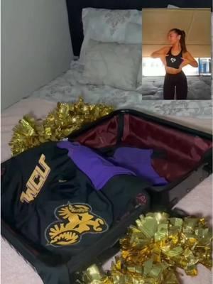 Packing for UDA nationals with Elise from the WCU Dance Team! 💜💛✨ feat. all her must-haves from Discount Dance! Good luck to @WCU Dance Team and all of the teams competing at UDA Nationals this weekend!🤍  #discountdance #packing #packwithme #uda #udadance #orlando 