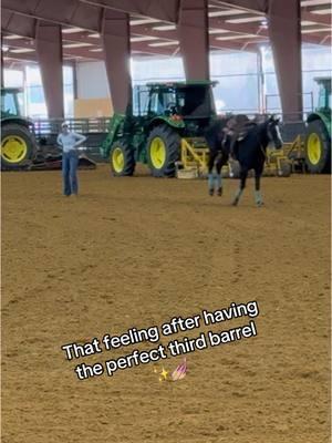 Futurity horses I tell ya… 😅 luckily it was just an exhibition #barrelhorse #rodeohorse #barrelracing #aqha #rodeo #barrelracer #western #equestrian #horse #horsesoftiktok #horsetok #rodeotok #wprarodeo #prorodeo #collegerodeo #barrelracerland #rodeofail 