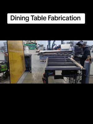 Dining Table Fabrication  #welder #furniture #migwelding #primeweld #fabricator #fabrication #savedbywelding #carbondesigns #Fabwelder #yourweldingcoach #Financialliteracy #education #signatureproduct #entrepreneur #welding #tables #Table #diningtable 