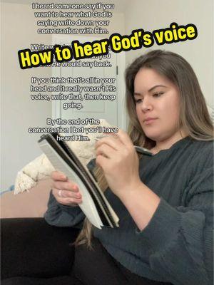 Always make sure what you’re “hearing” from God aligns with His word. But I thought this was a great little exercise 🥹🩷🙏🏼 #christiantiktok #childofgod #believer #bible #journaling #conversationswithgod #talkingwithgod #walkingwithgod #trustinggod #faithful #womanofgod #christiantips 