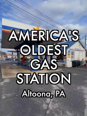 The oldest gas station in the United States in located in Altoona, PA. #landmark #history #altoona #pennsylvania 