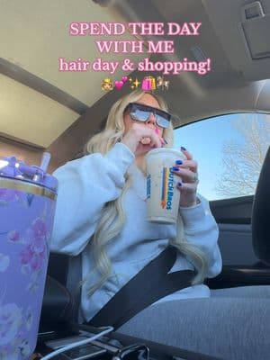 SUCH A GREAT DAY! HAPPY FRIDAY! 💞🫶🏼  #spendthedaywithme #hairday #shoppingvlog #katespade #dayinmylifevlog #dayinmylife #fyp #momday #pandora #shopwithme #treatingmyself #blondehairtransformation #dutchbrosnewdrink #viral @kate spade new york @Pandora Jewelry @Dutch Bros Coffee 