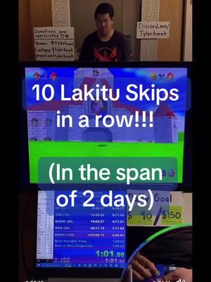 Amazing little PB lol. Celebrating the little victories because IT'S HARD TO GET A PB PACE SINCE MY 1:53:58 STARTED OUT AMAZING HEEEEEEEEEEEEE #supermario64 #sm64 #mario #streaming #speedrun #nintendo #nintendo64 #classicgames #console #screenrecord #improvement #personalbest #skip #bridge #timesaver #lakitu 