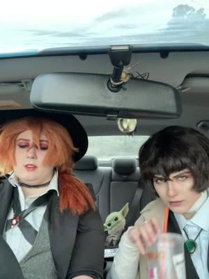 Don’t mind our son in the back seat @Sam🐾 #fyp #fypシ #soukoku #dazaiosamu #chuuyanakahara #bsd #bungoustraydogs #chuuya #dazai #bungo #dazaixchuuya 