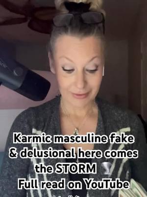 1/17Karmic fake & delusional here comes 🌪️ #tarot #spirituality #Astrodipity #katmic #fake #justice 