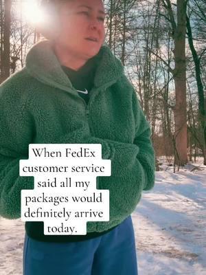 Okay @FedEx here’s your last chance to release my packages! 😂 I’m No quitter. Tell Jacob to quit taking them back to Fairview PA! My UPS driver would NEVER! #sendhelp #fedex #upscouldnever #whereisit #fedexground #getittogether 