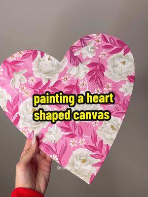 Remind me not to ask Strudel for his option when he’s grumpy!! 😾 I really loved painting these heart shaped canvases last year and rewatching the videos is giving me the itch to bring them back with new designs 😬 #camillacreations  #artwork  #artist #wedding #creatorsearchinsights #ValentinesDay #crafts #canvasart #flowerpainting #paintingflowers #acrylic #acrylicpaint #flowers #peonies 