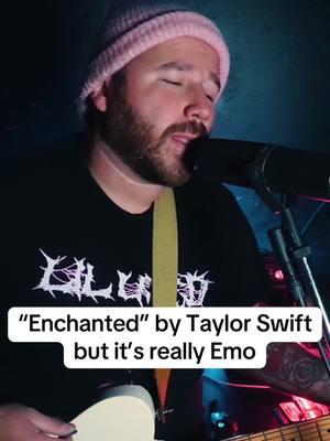 “Enchanted” is out now! Link in bio! Lets make this emo cover pop off!  #emo #posthardcore #screamo #elderemo #emorevival #poppunk #emofyp 