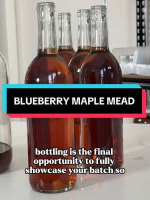 One of my favorite meads to date!  #mead #homebrewing #honeywine #fermentation #blueberry 