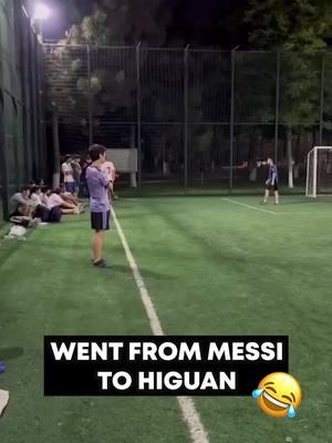 Bro Went From Messi To Higuan #messi #higuain #soccerfail #footballfails 