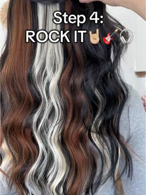 Calico hair without the damage #tapeinhair #hairextensions #calico #calicohair #hairtok #hairstylistoftiktok #hairsalonowner #hairsalon #salonowner #shadeseq #redken #redkenshadeseq #k18 #amika #teasylight 