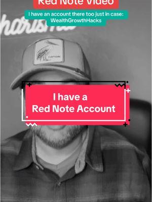 Yes I’m on Red Note too just in case we are shut down. I am Currently exploring all options. However I am hopeful we will all still be here on the 19th 😊 #FinancialServices #FinancialTip #MakingFinancialServicesFun #GrowYourMoney #CompoundInterest #RulesOfMoney #TaxFreeRetirement  #ProtectYourMoney #LuisCharisma