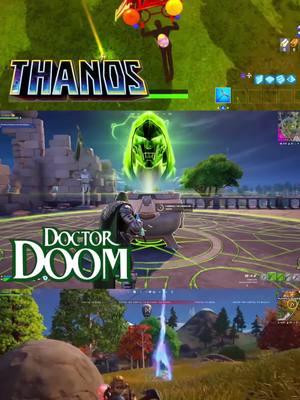 Which Was Is Better #fortnite #thanos #drdoom #godzilla #collab #fyp 