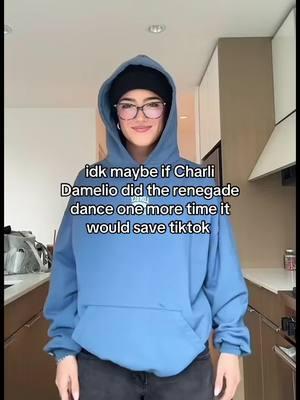 either way she should do it one last time #charlidamelio #renegade #renegadedance #savetiktok #foryou #fy 