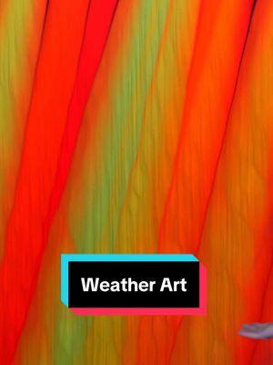 Would you have this in your home? #weather #weatherart #touchdesigner #generativeart 