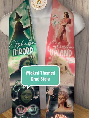 🎓 DEFYING GRAVITY WITH THIS GRAD STOLE! ✨ I couldn’t resist designing this Wicked-inspired custom stole—because when you love something this much, you make it magical! 💚 This stole isn’t just a design—it’s a statement. 🎓 Whether you’re a little bit Glinda, a little bit Elphaba, or somewhere in between, your graduation look deserves to be as unforgettable as your journey. 💚✨ P.S. TikTok fam, if that rumored ban ever happens, don’t lose touch! 🌟 Make sure you’re following me on Instagram to stay connected and see all the latest custom designs. Let’s keep the creativity going no matter what! 💫 Ready to have YOUR story told in a one-of-a-kind masterpiece? Let’s create something that defies gravity together!💫 📲 Order yours now at Spoilthemcreatively.com - because we all deserve a little popular moment! #Wicked #defyinggravity #unlimited #glinda #elphaba #gradstole #gradsash #gradnecksash graduationstole #spoilthemcreatively #senior #senioryear #seniorseason #classof2025 #gradsash #graduationstolewithpictures #gradstolewithpictures #gradsashwithpictures #graduationsashwithpictures #senioroutfit #stc #mn #spoilthegrad #customstole #stole #2025senior #seniors2025 #gradstolewithpictures #grads 