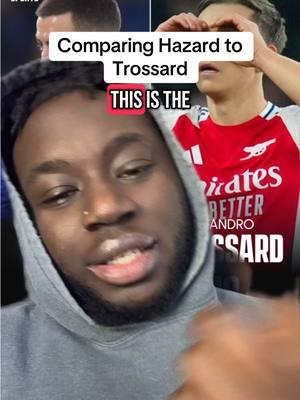 Comparing Hazard to Trossard #arsenal #chelsea #trossard #hazard #PremierLeague #epl #trend #viral 