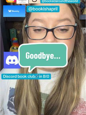 I guess it’s my time to say goodbye. Tiktok… you’ve been good to me. Love you all ❤️❤️❤️ #BookTok #goodbyetiktok #tbbtdge 