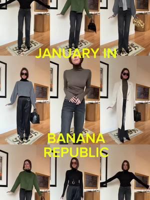 @Banana Republic JANUARY RULES: MIX NEUTRALS!! COWORK OUTSIDE THE HOUSE IN YOUR SATIN PANTS!! LAYER SHADES OF GRAY!! REFRAME YOUR ACCESSORIES FOR PARTIES!! #bananarepublicpartner 