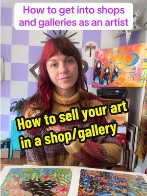 Here’s another artist advice videos from the questions you guys asked me back in December- a lot of folks wanted to know about expanding their art biz into local shops/ art spaces.  Here is what I know! Feel free to ask additional questions in the comments 💕 #artistsoftiktok #artbusiness #SmallBusiness #beginnerartist #artcareer #trippyartist #fulltimeartist #artistincome #howtosellyourart #art #smallartist #artgallery #artistcollective #artistadvice #arteducation 