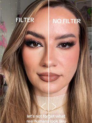 FILTER VS NO FILTER?👀 #realskin #skinpositivity #filtervsreality #realskintexture 