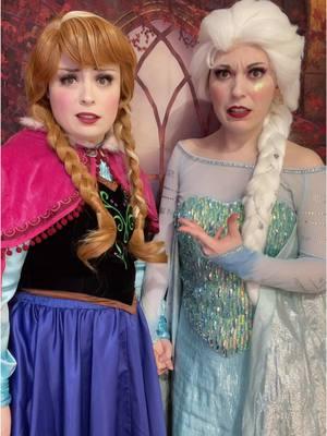 Yeah we knew something was amiss when @Fairwind/Mist and I filmed this while working #frozen #annaandelsa #hazbinhotel 