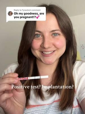 Replying to @Tynesha 👀🩷 #ttc #ttcjourney #ttcupdate #pregnancy #pregnant #pregnancytest #earlypregnancy #fertility 