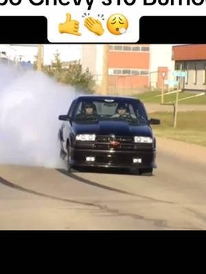 Turbo LS Chevy s10 burnout! 👏 #turbotruck #lsswap #chevys10 #lsfest #chevy #trucks #dragracing #builtnotbought #racecar #trucksoftiktok #chevyperformance #lsturbo #streetracing #reels #fyp #horsepoweraddicts 