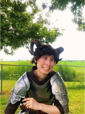 ✨Oof✨ #funny #fae #satyr #armor #cosplay #dnd #dndtiktok #fantasy 