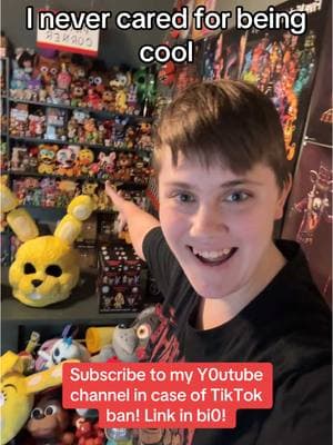 Being “cool” isn’t worth sacrificing happiness #fnaf #fivenightsatfreddys #specialinterest #fnaffan #fnafcollector #fnafcollection #fnafmerchandise #fnaffandom #stampy #stampylongnose #stampycat #stampymerchcollection #stampyslovelyworld #autism 