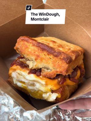 Did you think I’d go out without a bang?! 🍳🥓 If you have been loving my content these past two years please follow me over to IG (same username) 💗🍴 I will always be wherever there are new eats in New Jersey 🤗 Anyways here’s the WinDOUGH in Montclair! Super popular pop-up biscuit spot did not disappoint  #njrestaurants #njrestaurantreview #food #Foodie #FoodTok #goodeats #biscuit #taylorham #breakfast #brunch #breakfastsandwich #poptarts #montclair #nj #essexcountynj 