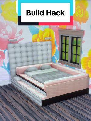 Bed Build Hack! The Sims 4 #sims_remodel #thesims4 #thesims #sims4 #sims4buildingtips #sims4tutorial #sims4tipsandtricks #thesims4hack #thesims4tips #foryoupage 