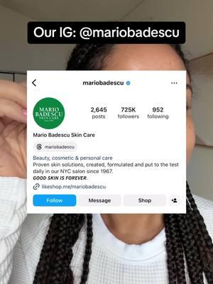 WE’LL MISS U 🥲💚… but if you enter this giveaway, we’ll stay in touch 😉 1. Follow @mariobadescu on lG  2. Comment your lG username on THIS VIDEO (so we can check) That’s it! We’ll pick FIVE winners on Saturday at 10:00 PM EST, and contact you on the other app… Limited to U.S. only. Thank you for everything TikTok! #MLBB8TH  #tiktokban #riptiktok #skincaregiveaway #mariobadescudryinglotion 