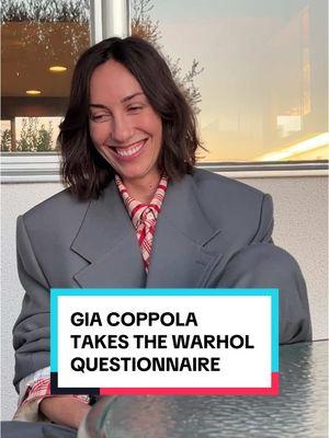 We are also reading Cher’s autobiography 🫰 #giacoppola joins us in L.A. to take the Warhol questionnaire. All clothing and accessories by #BottegaVeneta