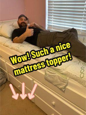 Such a great mattress topper! #mattresstopper #bamboofabric #bamboomatresstopper #sleep #naptime #wellrested #mattress 