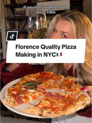 unlimited wine and pizza making in NYC! (Florence quality!!) #nyccookingclass #nycpizza #thingstodoinnyc #digitalnomad #travelcontentcreator #expat #livingabroad #fulltimetravel #nycrestaurants  