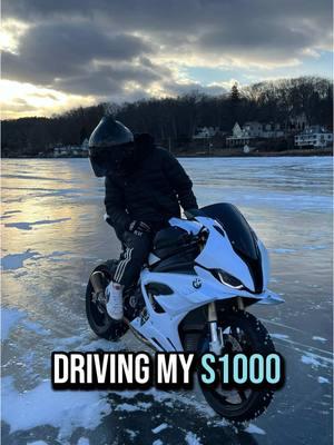 Such a fun time  #fyp #viral #s1k #bmw #ice #iceracing #bike #biktok #streetbike #cold 