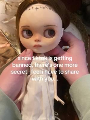 this is actually my big secret🫣 shout out to anyone who remembers lynxdisease, forever memorialized in cottagecore youtube compilations LOL⭐️⭐️ #blythe #blythedoll #tiktokban #fyp #ethelcain #lgbt 