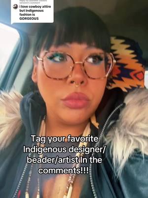 Replying to @cazookle (Viktors version)  thank you for your comment. I see people saying don’t buy native items but I disagree. I love to see non natives support indigenous artists. Please don’t stop supporting, and tag your favorite artist/beader. Just learn about the item before using it and take some time to learn about the People who originated on the land you live on #nativetiktok #ndnreginageorge #nativewomen #IndigenousTikTok #viralvideo #nativefashion #nativefashiontiktok #nfrfashion #nfr 