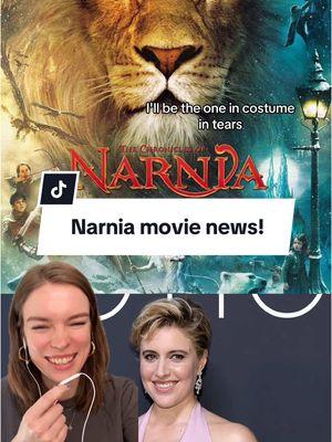 For Narnia and for Aslan! 🦁 🎥 @Chloe | Celeb Interviewer  #narnia #fyp #movie #netflix #gretagerwig #peterpevensie #susanpevensie #edmundpevensie #lucypevensie 