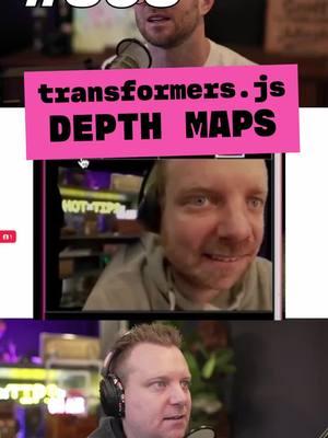 did you know you can make depth maps in the browser with transformers.js 🆕 from this week's episode: The State of JavaScript 🔗 syntax.fm/868 💬 Wes and Scott discuss the State of JS survey results, including popularity of frameworks, tools and features. #JavaScript #WebDevelopment #transformersjs #ai #depthmaps #Tools #webdev