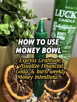 ✨ Manifesting abundance one coin at a time! 🪙✨ Want to know the secret to attracting wealth? Meet your new BFF: the Money Bowl! This magical manifestation tool is your designated space for amplifying those abundance vibes. Daily ritual check ✅: - Count those blessings 🙏 - Dream big about that bag 💭 - Feed your bowl with spare change 💫 #MoneyManifestation #AbundanceMindset #WealthRitual #FinancialGoals #MoneyBowl #ManifestingTips #svctribe #soulfulvibesco 