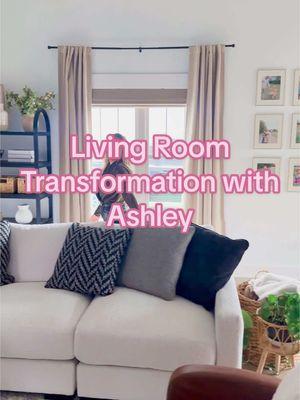 #AD Meet the Elissa Court by @Ashley ! #AshleyDSGPartner We were on the hunt for a couch that was perfect for our family and I love how this one really refreshed the living room! It fits our light and bright style without breaking the budget. The best part is the washable fabric! You can literally take off the covers and pop them in the washing machine! Every mom’s dream!  #AshleyMeetThe #livingroomrefresh #livingroommakeover #livingroomstyle #livingroomcouch #livingroomcouh #homerefresh