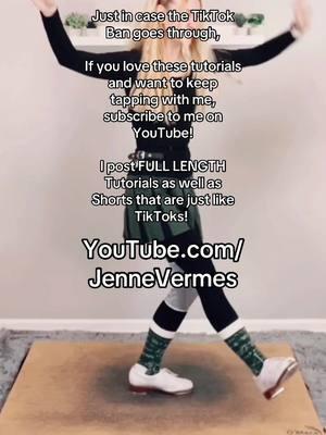 Keep dancing with me on YouTube!! New videos uploaded DAILY!  Like my floor? Its from @omarafloors          Use my code JENNEV to get a discount on one!              Shoes from @BLOCH Dance      #tapdance #tapdancer #tapdancetutorial #taptok #tiktoktap #tutorial #dancetutorial #tapdancersoftiktok #dancersoftiktok #danceteacher #dancin #tapping #asmr 