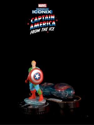 It's time to thaw out Steve Rogers! #Marvel #HeroClix Captain America From the Ice is now available! #captainamerica #SteveRogers