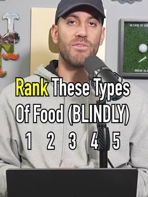 Ranking TYPES Of Food Blindly! Which Is Best? #fyp #blind #ranking #food #SuperBowl #rank 